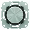 Светорегулятор поворотно-нажимной ABB Skymoon универсальный (в т.ч. для led ламп), без нейтрали, нержавеющая сталь