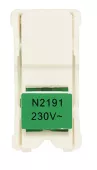 Abb NIE Блок светодиодной подсветки для 1-полюсных выключателей и кнопок, цвет цоколя зелёный