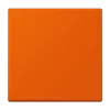 Выключатель самовозвратный одноклавишный перекрёстный Jung Le Corbusier, на клеммах, orange vif