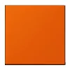 Выключатель одноклавишный перекрёстный Jung Le Corbusier, на клеммах, orange vif