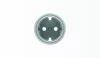 Abb NIE Накладка для розетки SCHUKO с плоской поверхностью, серия SKY Moon, кольцо 