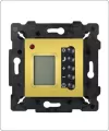 Терморегулятор для тёплого пола программируемый Fede, bright gold/черный