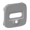 Розетка VGA HD15 мама + мини-джек 3.5мм Legrand Valena Allure, алюминий