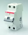 Автоматический выключатель дифференциального тока (АВДТ) ABB DS202 C, 6A, 30mA, тип A, кривая отключения B, 2 полюса, 6kA, электро-механического типа, ширина 2 модуля DIN
