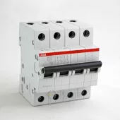 Автоматический выключатель Abb SH200, 4 полюса, 63А, тип B, 6kA