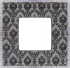 Рамка Fede Belle Epoque Tapestry на 1 пост, decornoir - bright chrome