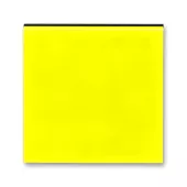 ABB Levit жёлтый / дымчатый чёрный Накладка для светорегулятора клавишного