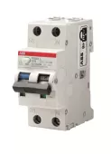 Автоматический выключатель дифференциального тока (АВДТ) ABB DS201 L new, 6A, 30mA, тип A, кривая отключения C, 2 полюса, 4,5kA, электро-механического типа, ширина 2 модуля DIN
