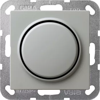 Выключатель одноклавишный перекрёстный Gira S-Color, на клеммах, серый