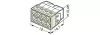 Wago Клемма 2273-248 для распред.коробок на 8 проводов сечением 0,5-2,5 мм2 (с пастой,50 шт./уп.)