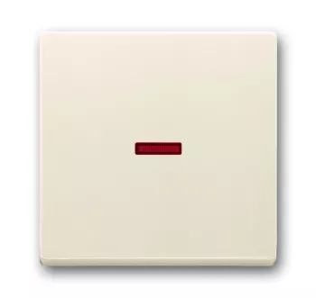 Abb BJE Клавиша для механизма 1-клавишного выключателя/переключателя/кнопки с красной линзой, серия