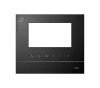 ABB-Welcome Рамка для абонентского устройства 4,3, чёрный глянцевый, с символом индукционной петли