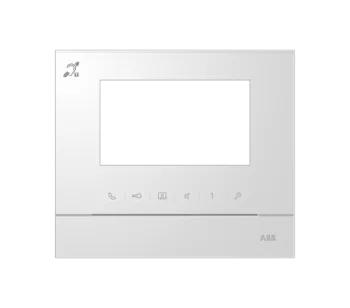 ABB-Welcome Рамка для абонентского устройства 4,3, белый глянцевый, с символом индукционной петли
