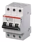 Автоматический выключатель Abb SH200, 3 полюса, 1,6А, тип C, 6kA