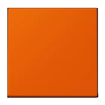 Кнопка звонка одноклавишная (1н.о.) Jung Le Corbusier ip44, на клеммах, orange vif