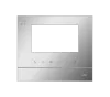 ABB-Welcome Рамка для абонентского устройства 4,3, серебристый глянцевый, с символом индукционной петли