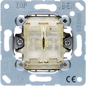 Выключатель 10AX 250V кнопочный универсальный сдвоенный 509TU Jung
