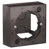 Коробка для накладного монтажа (комбинируемая) Schneider Electric Atlas Design, мокко