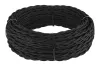 Werkel Retro черный кабель витой 3х1,5 бухта 50 м