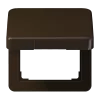 Крышка откидная для штепсельных розеток и изделий с платой 50×50 мм; коричневая CD590KLBR Jung