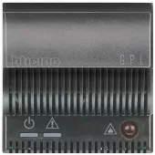 Axolute Детектор LPG (метан – бутан) со световой и звуковой сигнализацией (85 дБ), внутренняя автоматическая диагностика, управление повторителями сигналов, 12 В~/= – 2 модуля, цвет антрацит