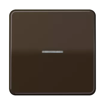 Клавиша с окошком для выключателя и кнопки с подсветкой; коричневая CD590KO5BR Jung